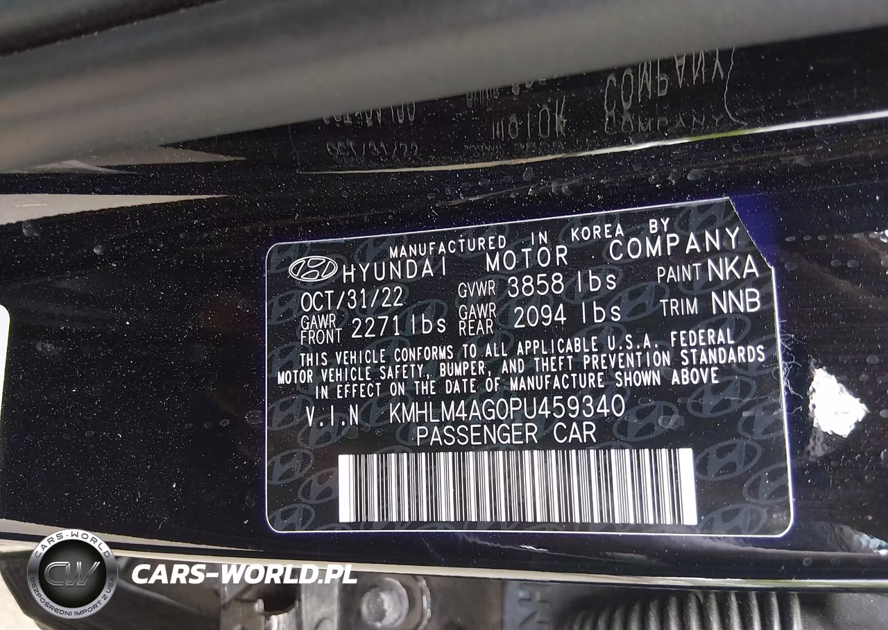 2023 Hyundai Elantra Sel VIN:KMHLM4AG0PU459340 - 9