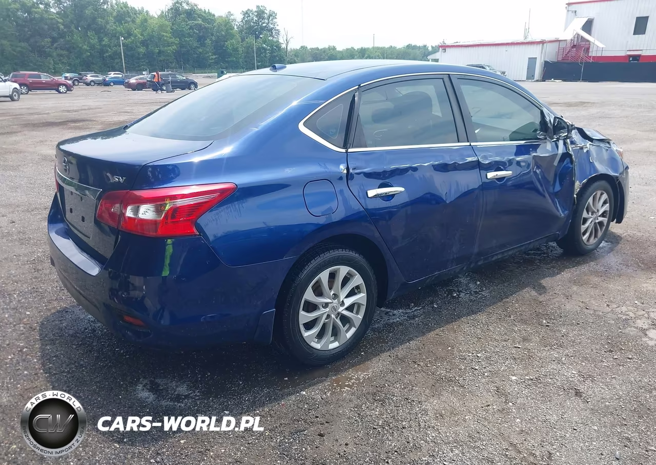 2019 Nissan Sentra Sv VIN:3N1AB7AP4KY455481 - 4