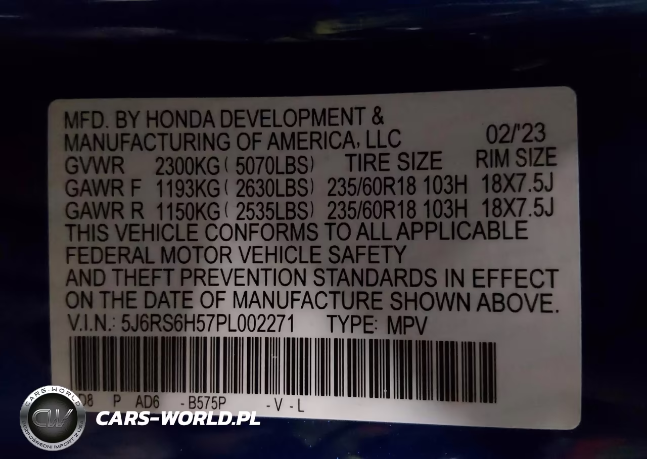 2023 Honda Cr-V Hybrid Sport VIN:5J6RS6H57PL002271 - 9