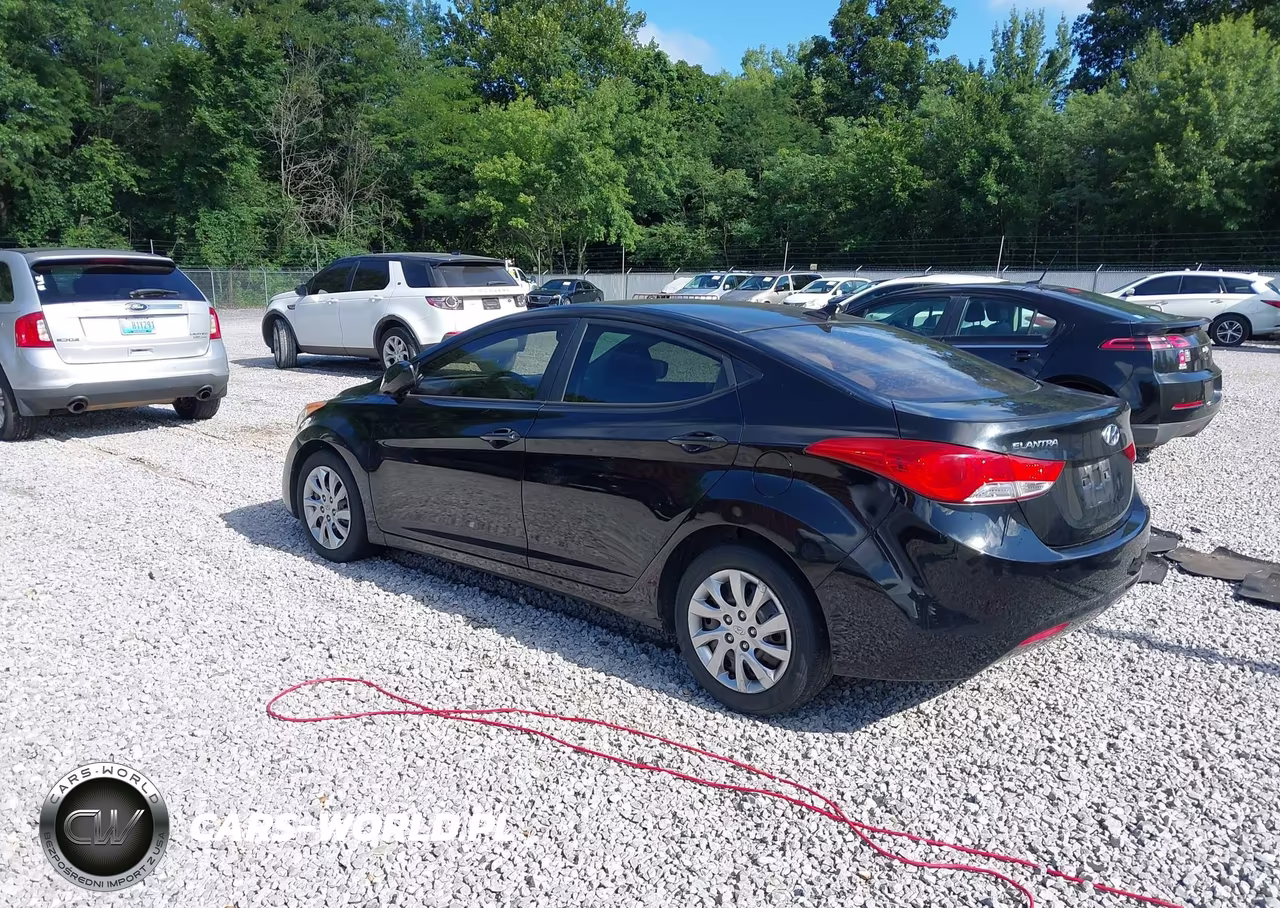 2013 Hyundai Elantra Gls VIN:KMHDH4AEXDU527968 - 3