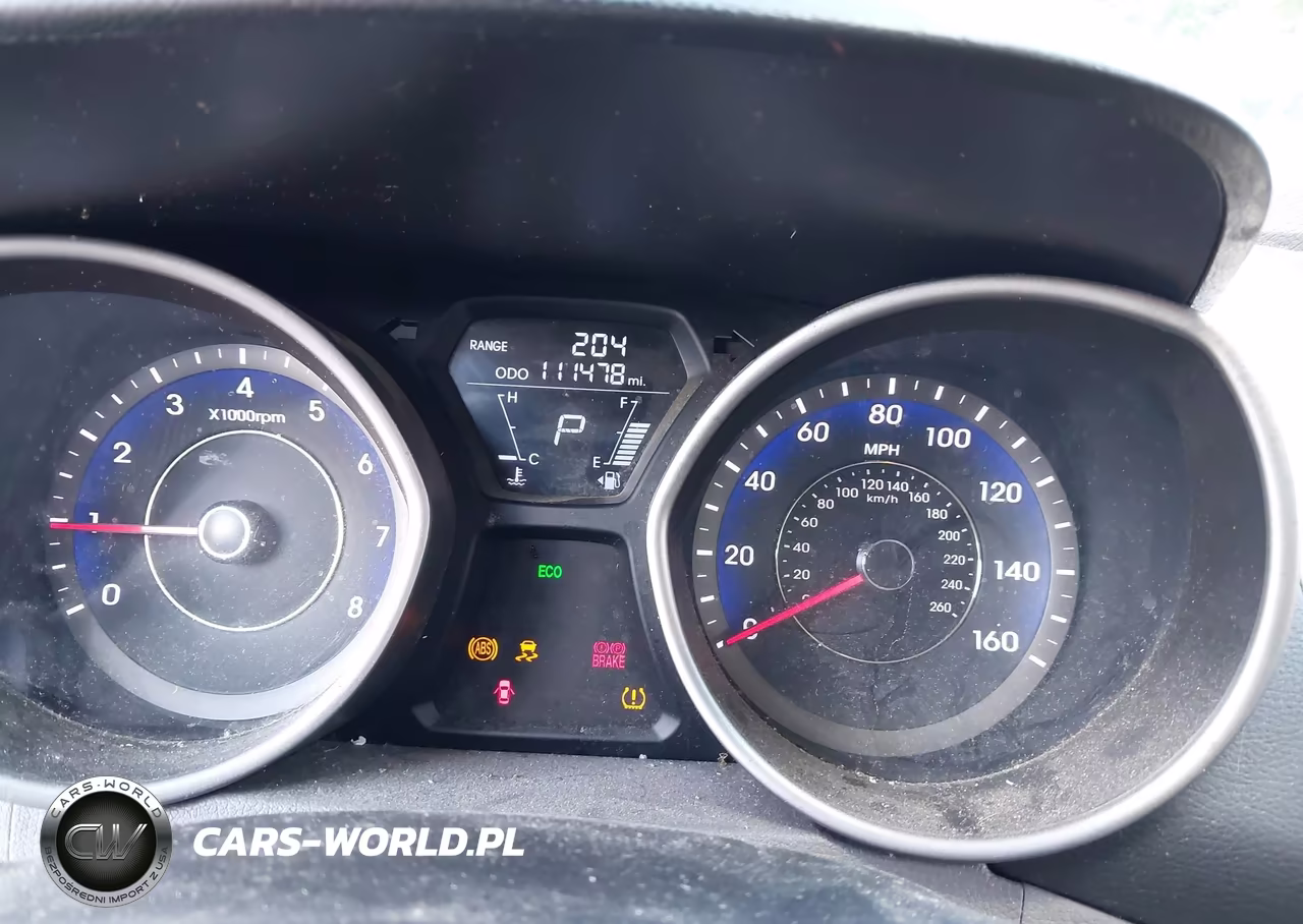 2013 Hyundai Elantra Gls VIN:KMHDH4AEXDU527968 - 7