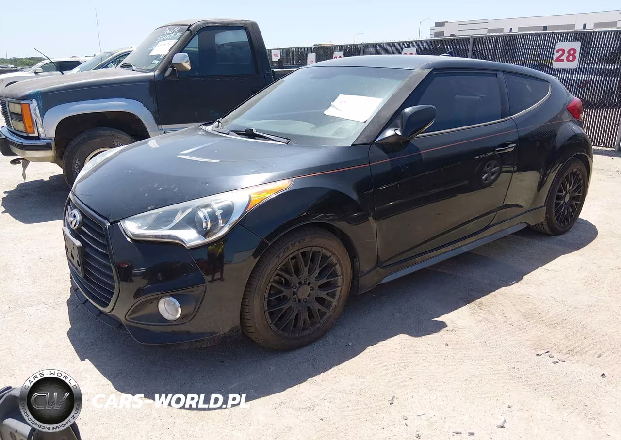 2013 Hyundai Veloster Turbo W-Black VIN:KMHTC6AE5DU168924 - 2