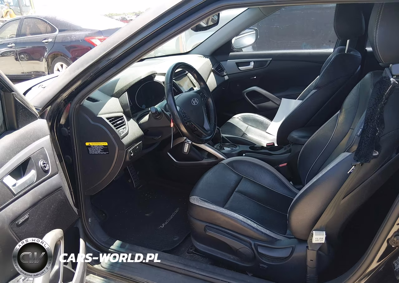 2013 Hyundai Veloster Turbo W-Black VIN:KMHTC6AE5DU168924 - 5