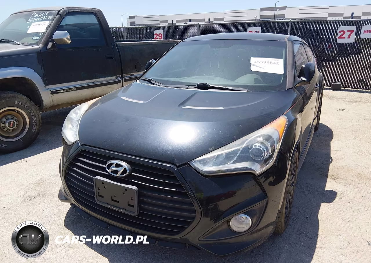 2013 Hyundai Veloster Turbo W-Black VIN:KMHTC6AE5DU168924 - 6
