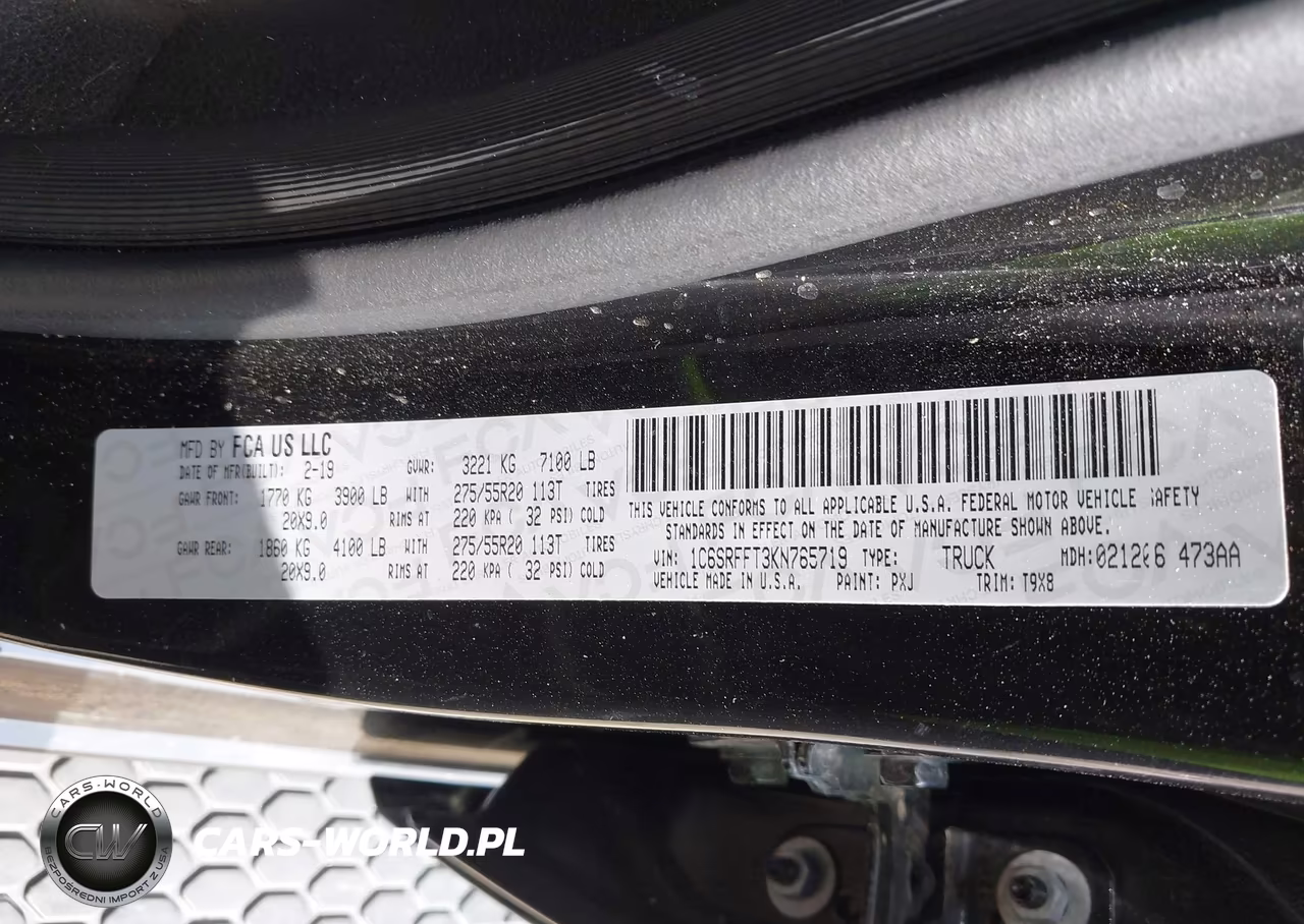 2019 Ram 1500 Big Horn-Lone Star 4X4 5'7 Box VIN:1C6SRFFT3KN765719 - 9