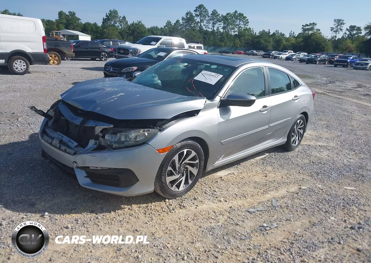 2016 Honda Civic Ex VIN:19XFC2F72GE038199 - 2