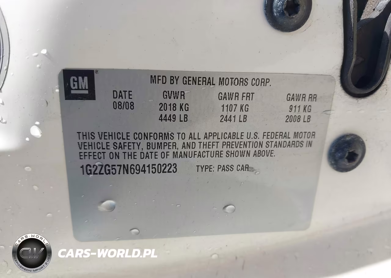 2009 Pontiac G6 VIN:1G2ZG57N694150223 - 9