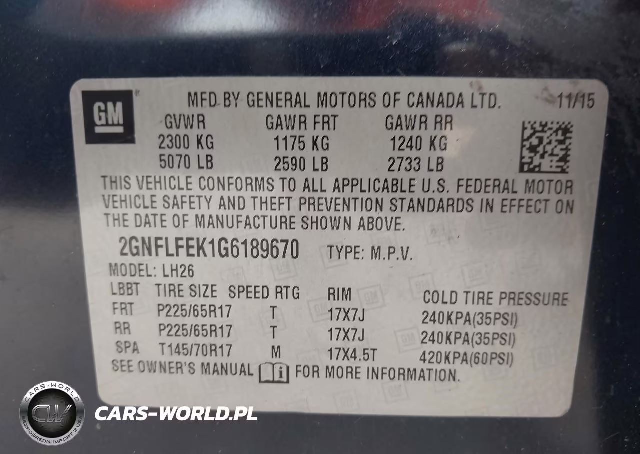 2016 Chevrolet Equinox Lt VIN:2GNFLFEK1G6189670 - 9