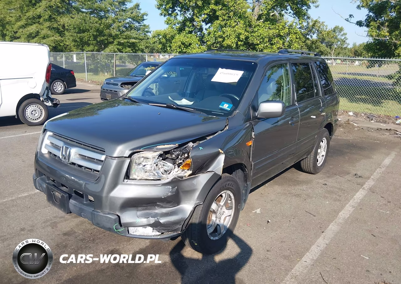 2007 Honda Pilot Ex-L VIN:2HKYF18587H527322 - 2