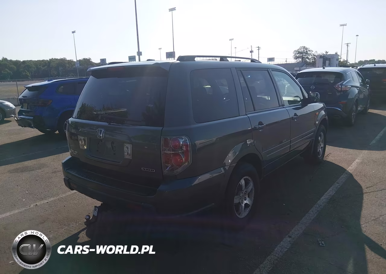 2007 Honda Pilot Ex-L VIN:2HKYF18587H527322 - 4