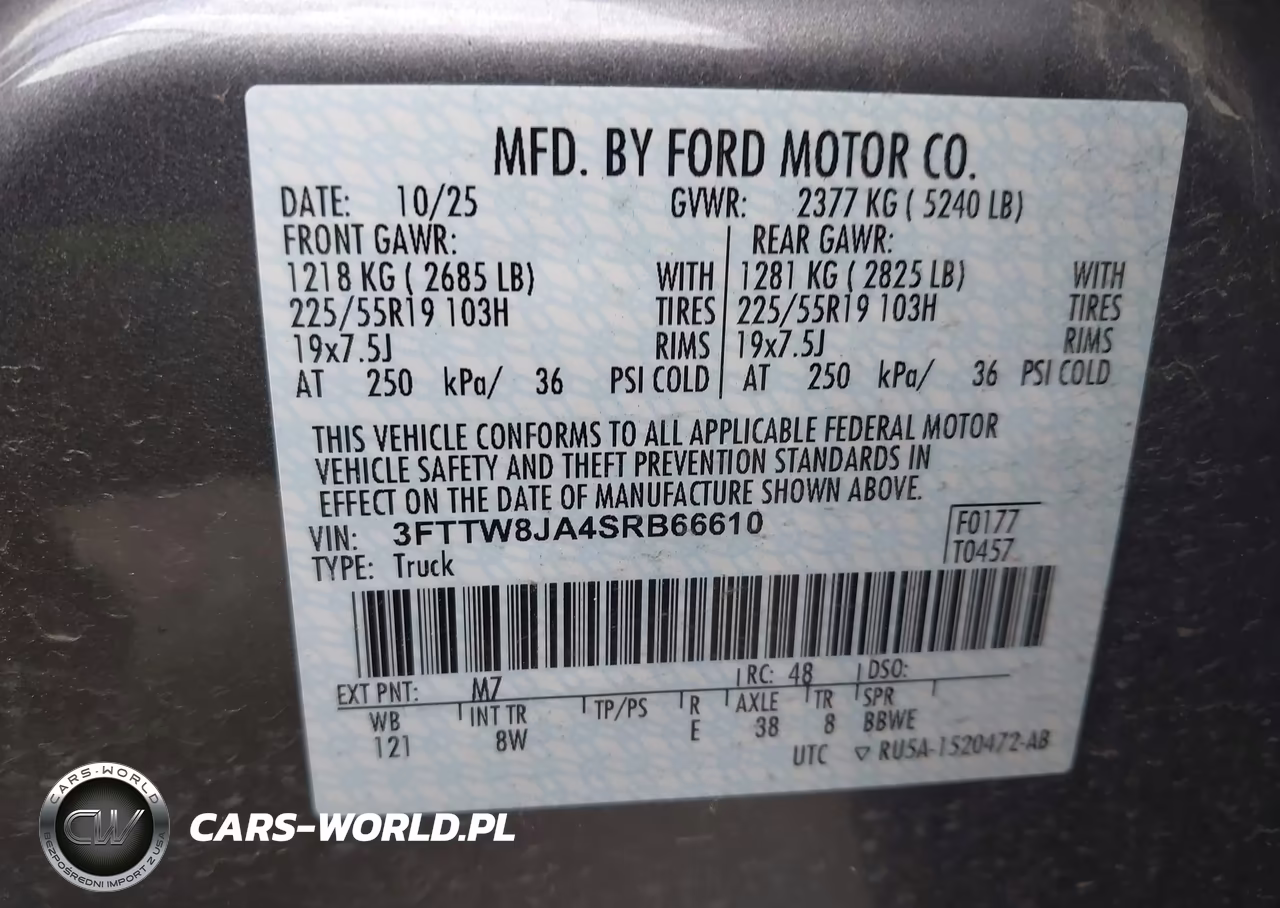 2025 Ford Maverick Xlt VIN:3FTTW8JA4SRB66610 - 9