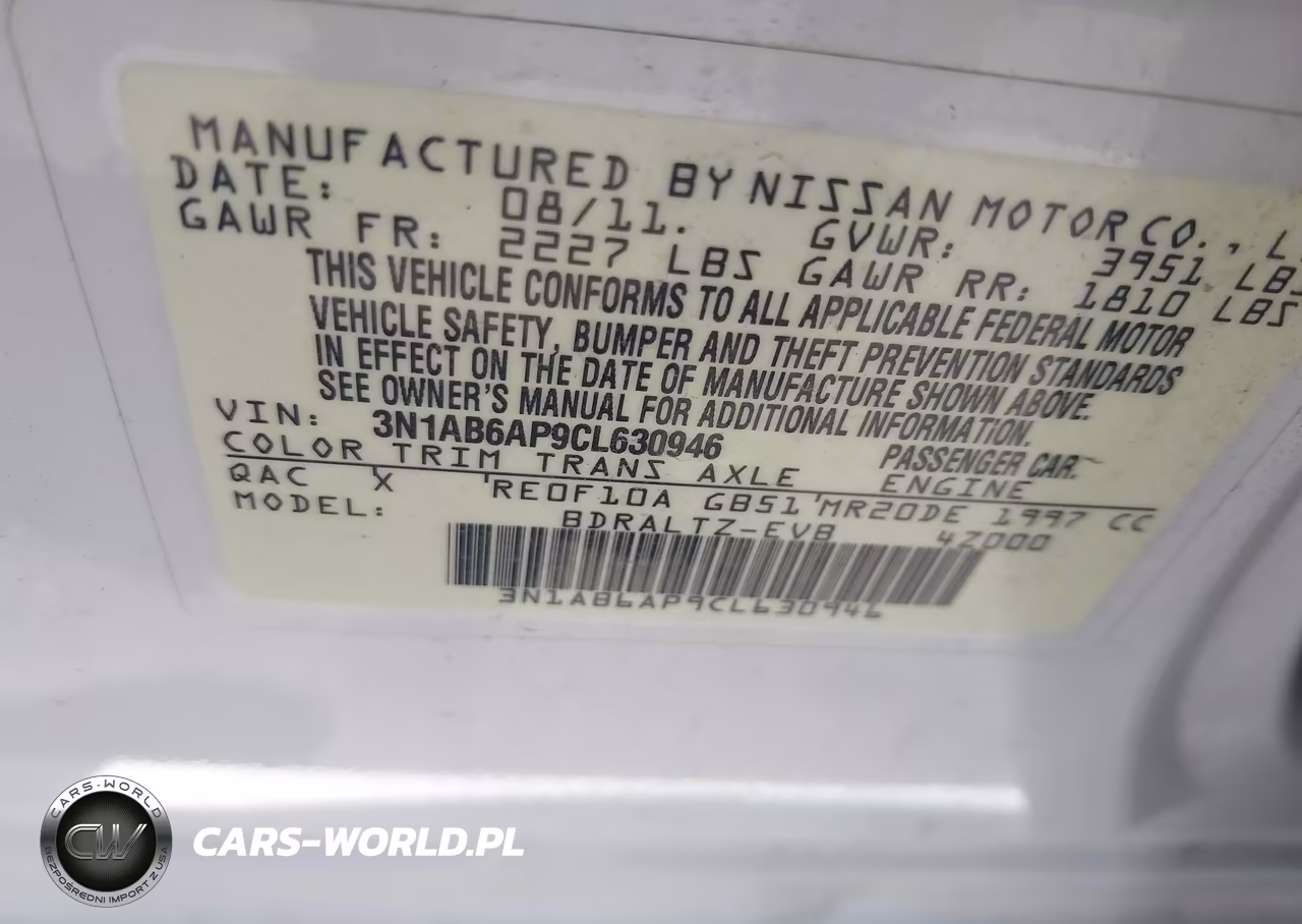 2012 Nissan Sentra 2.0 Sr VIN:3N1AB6AP9CL630946 - 9