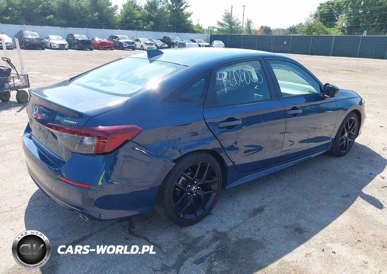 2025 Honda Civic Sport VIN:2HGFE2F57SH560785 - 4
