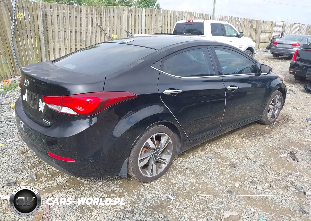 2014 Hyundai Elantra Limited VIN:KMHDH4AE3EU171848 - 4