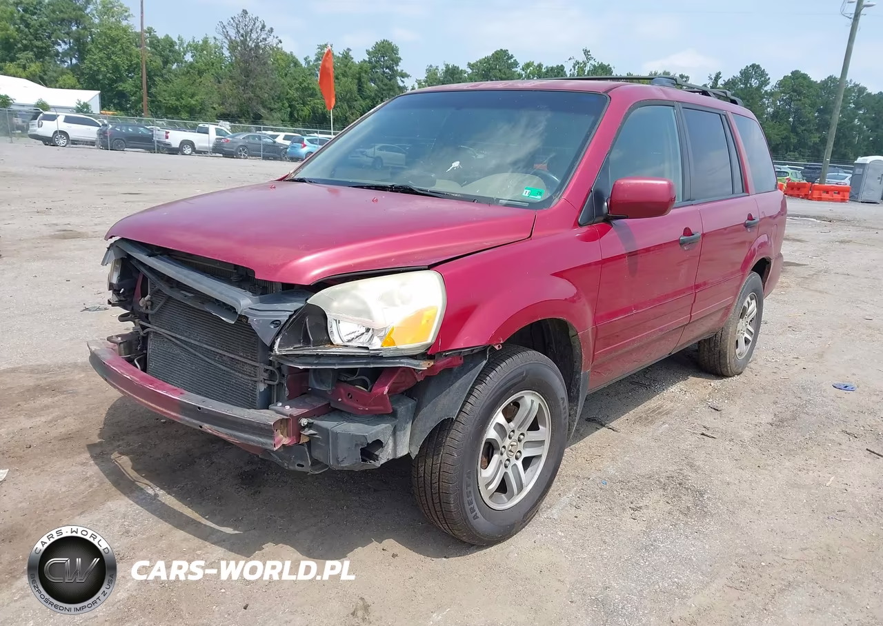 2005 Honda Pilot Ex VIN:5FNYF18465B020048 - 2