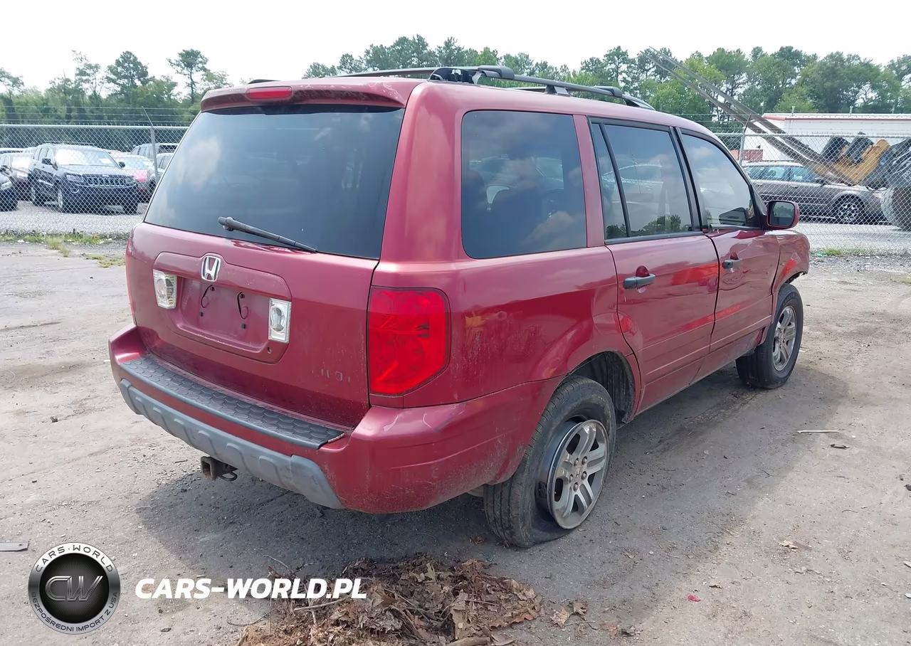 2005 Honda Pilot Ex VIN:5FNYF18465B020048 - 4