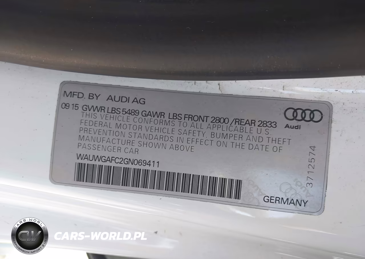 2016 Audi A7 3.0 Premium Plus VIN:WAUWGAFC2GN069411 - 9