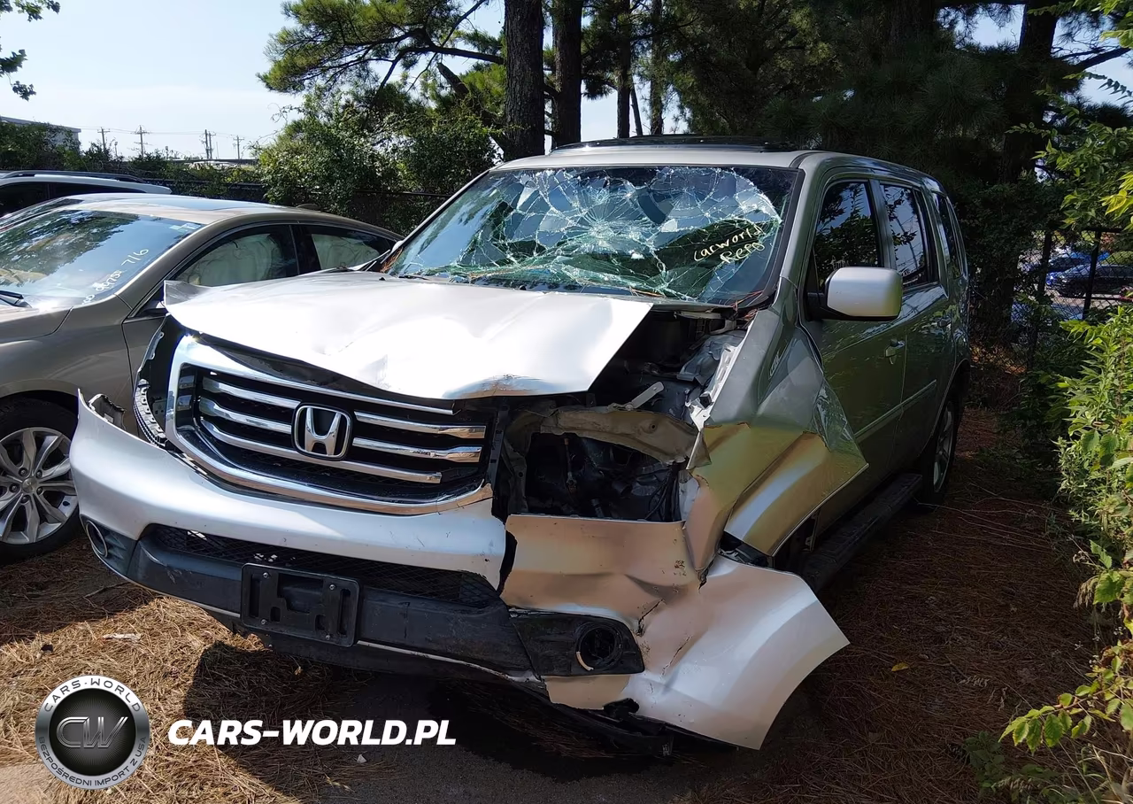 2013 Honda Pilot Ex-L VIN:5FNYF3H50DB012062 - 2