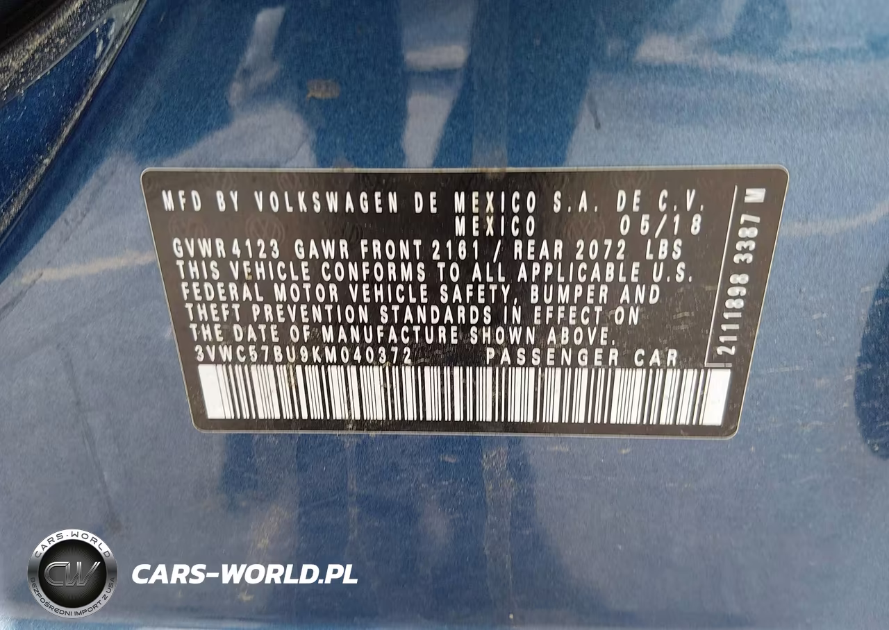 2019 Volkswagen Jetta 1.4T R-Line-1.4T S-1.4T Se VIN:3VWC57BU9KM040372 - 9