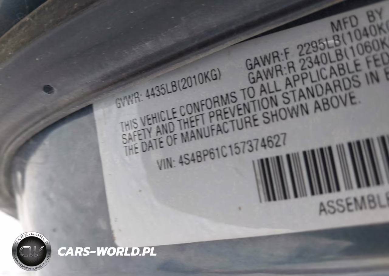 2005 Subaru Outback 2.5I VIN:4S4BP61C157374627 - 9