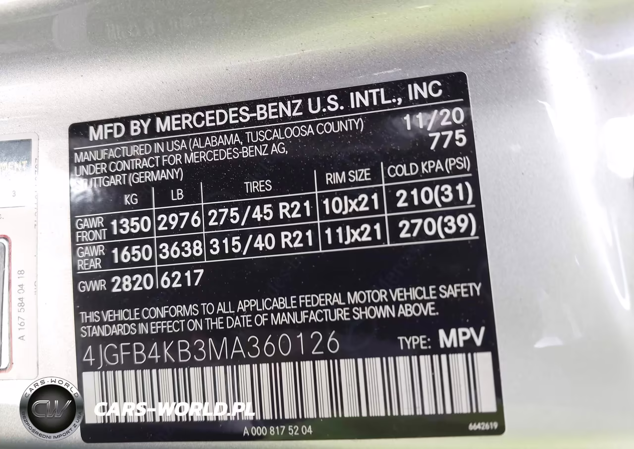 2021 Mercedes-Benz Gle 350 4Matic VIN:4JGFB4KB3MA360126 - 9