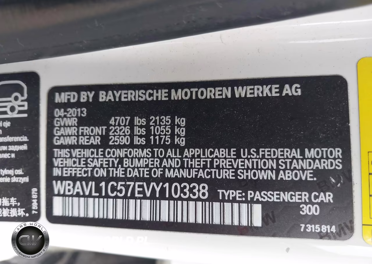 2014 BMW X1 xDrive28I VIN:WBAVL1C57EVY10338 - 9