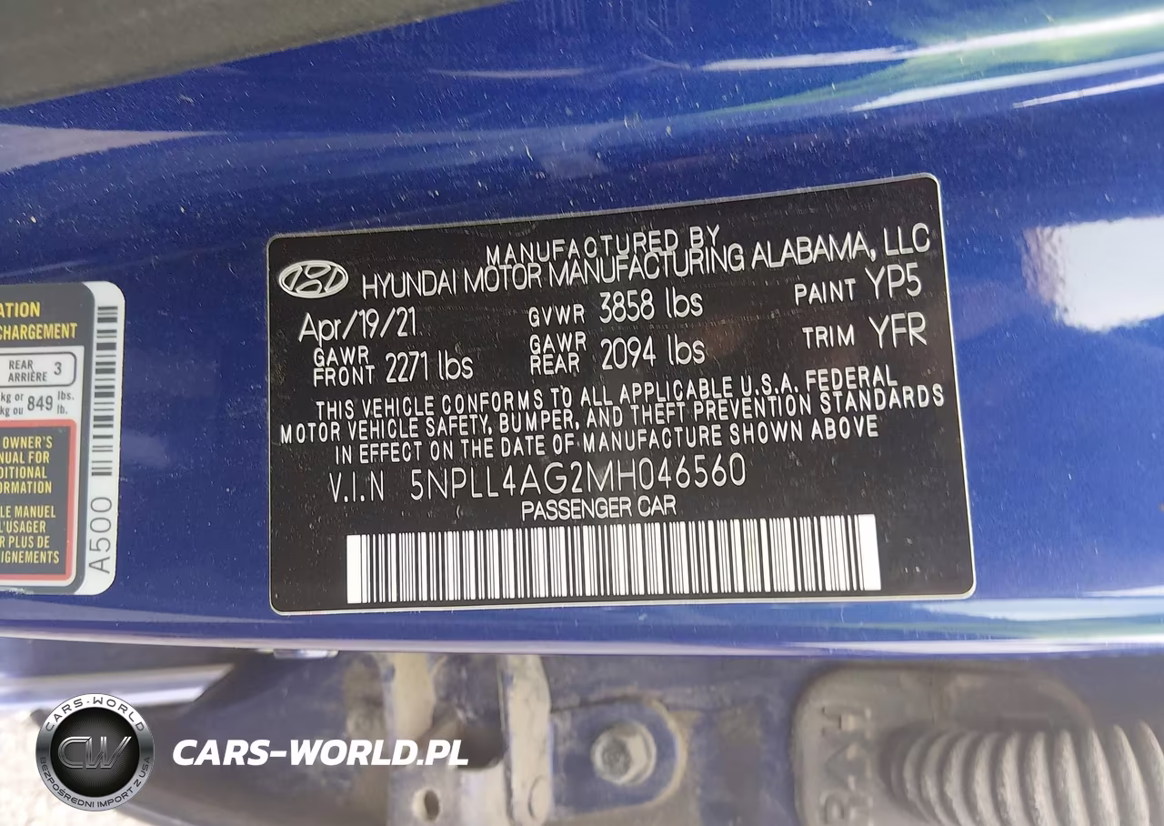 2021 Hyundai Elantra Se VIN:5NPLL4AG2MH046560 - 9