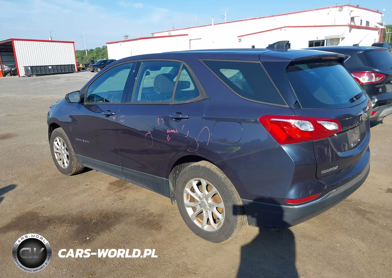 2018 Chevrolet Equinox Ls VIN:3GNAXHEV0JL116362 - 3