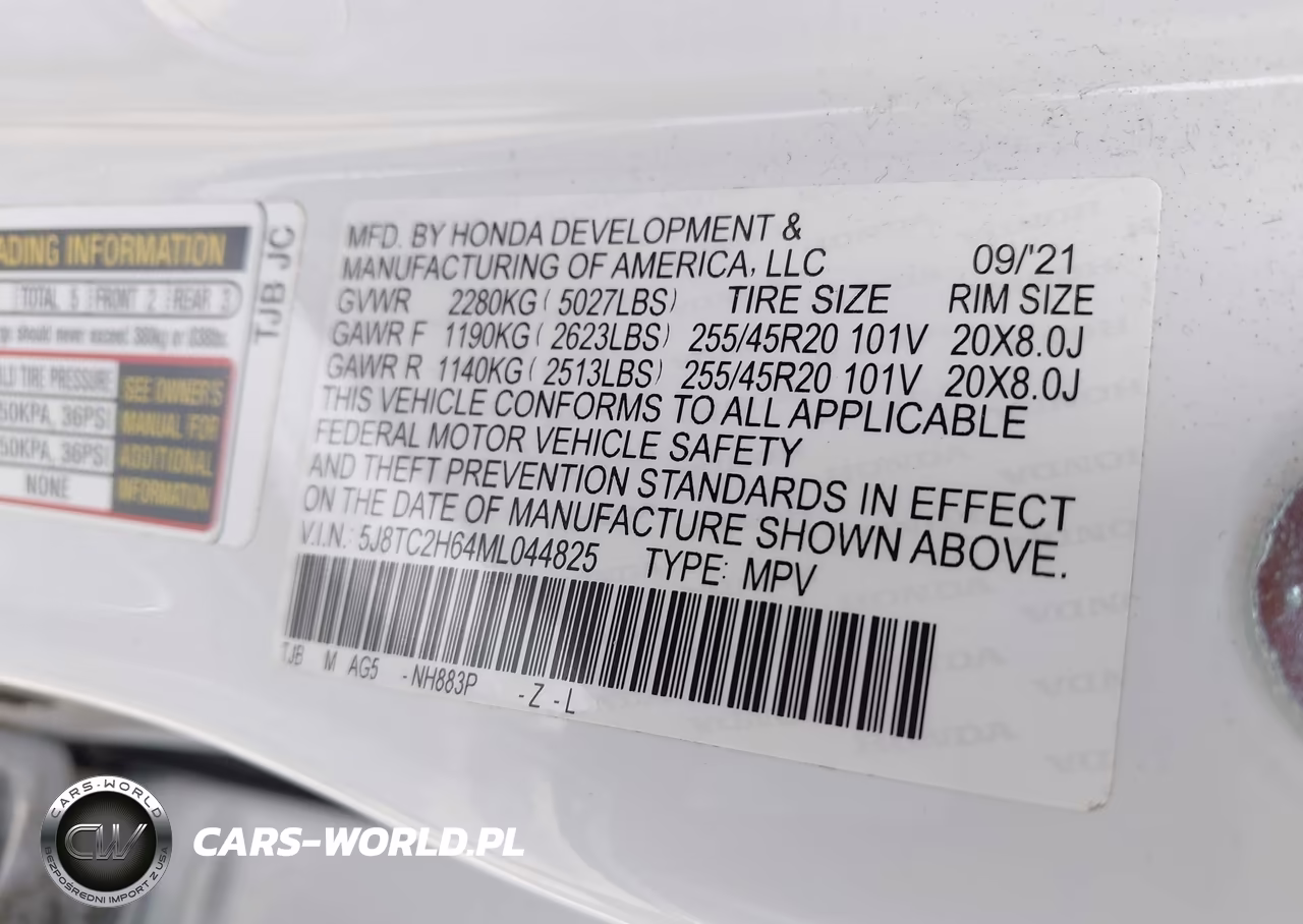 2021 Acura Rdx A-Spec Package VIN:5J8TC2H64ML044825 - 9
