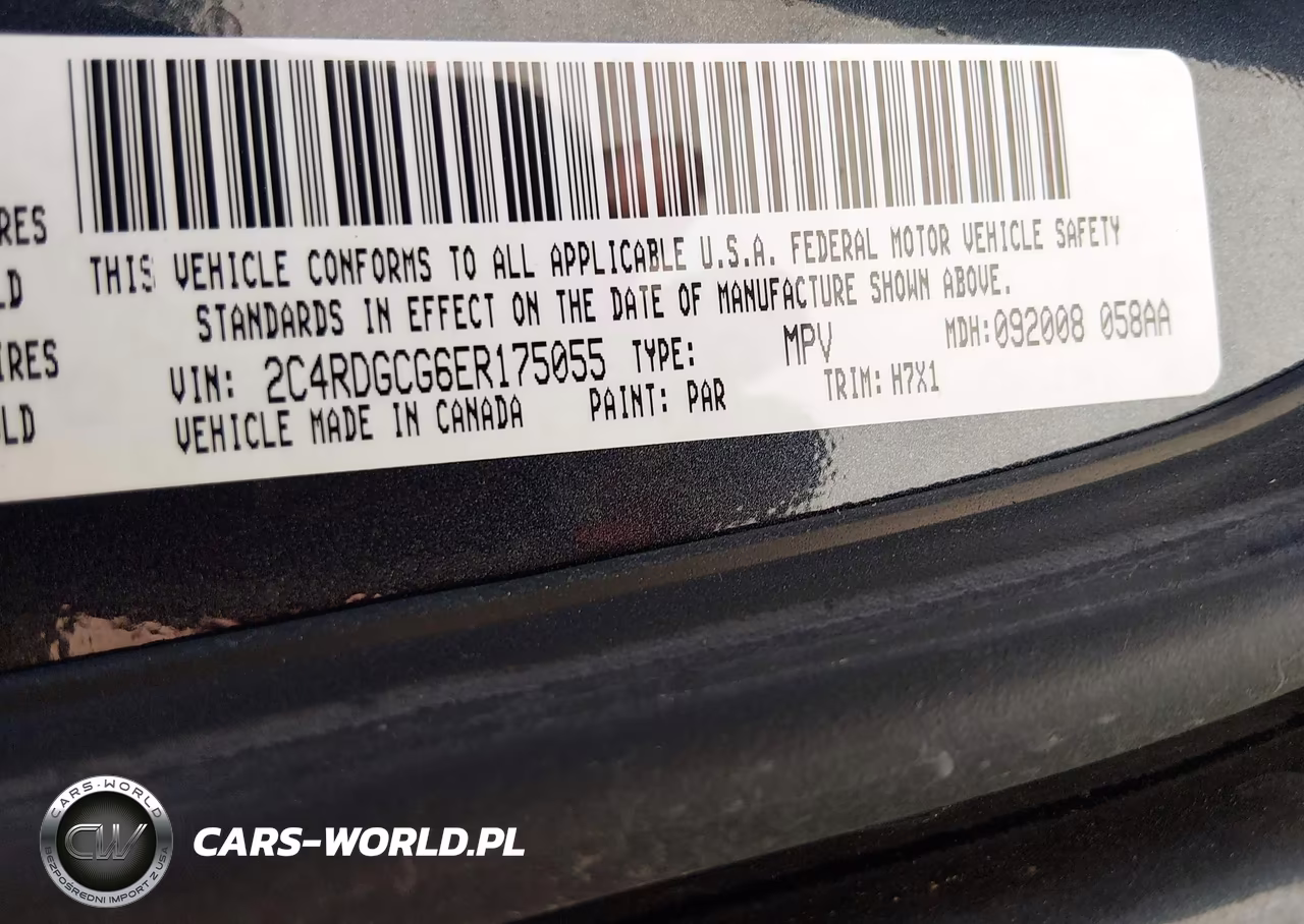 2014 Dodge Grand Caravan Sxt VIN:2C4RDGCG6ER175055 - 9