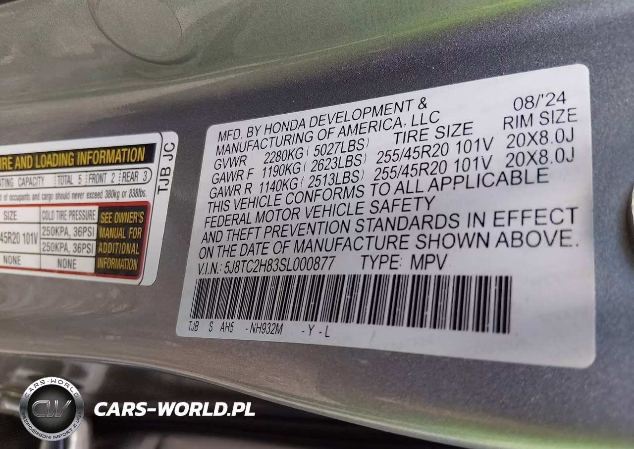 2025 Acura Rdx A-Spec Advance VIN:5J8TC2H83SL000877 - 9