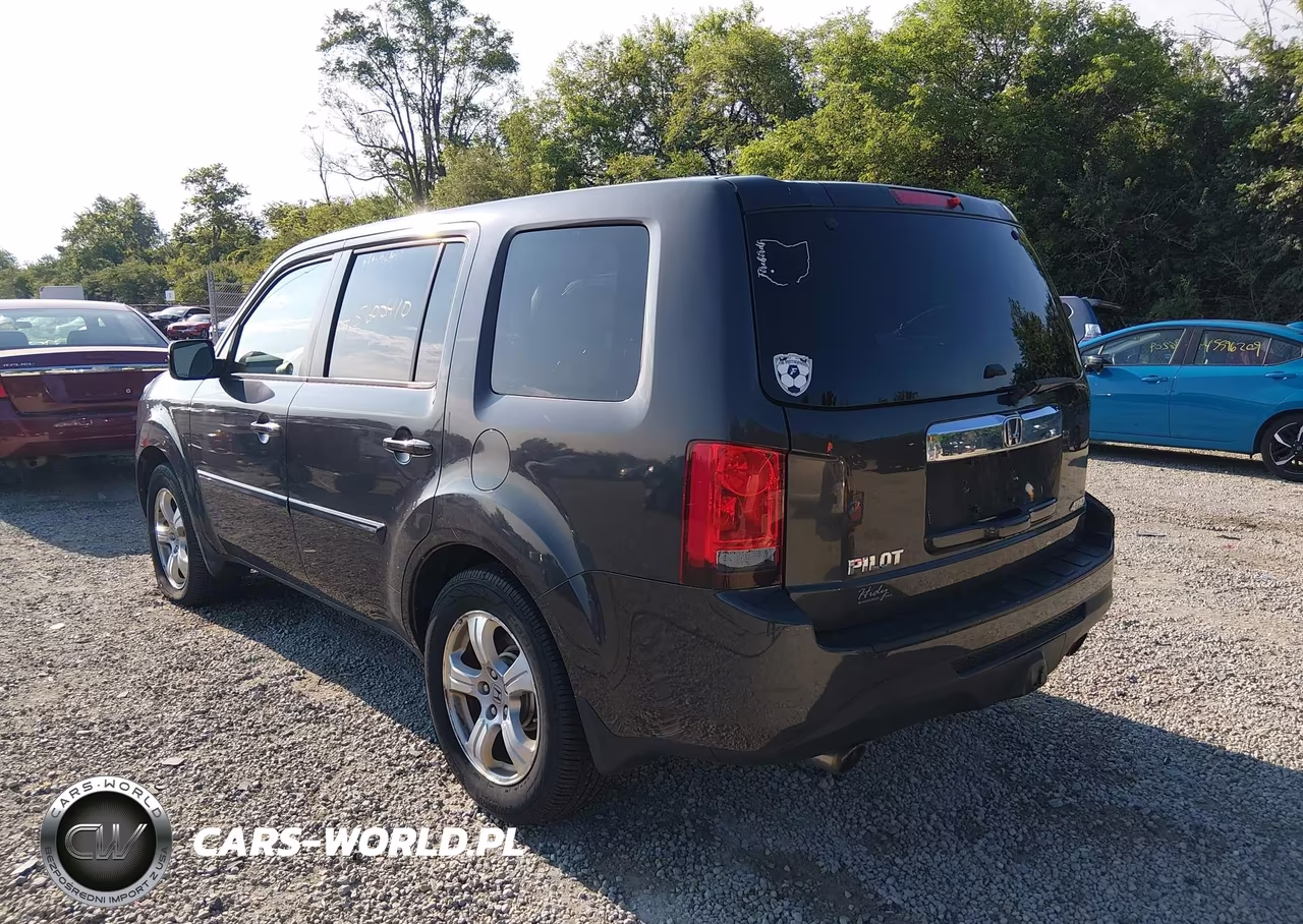 2012 Honda Pilot Ex-L VIN:5FNYF4H52CB020247 - 3