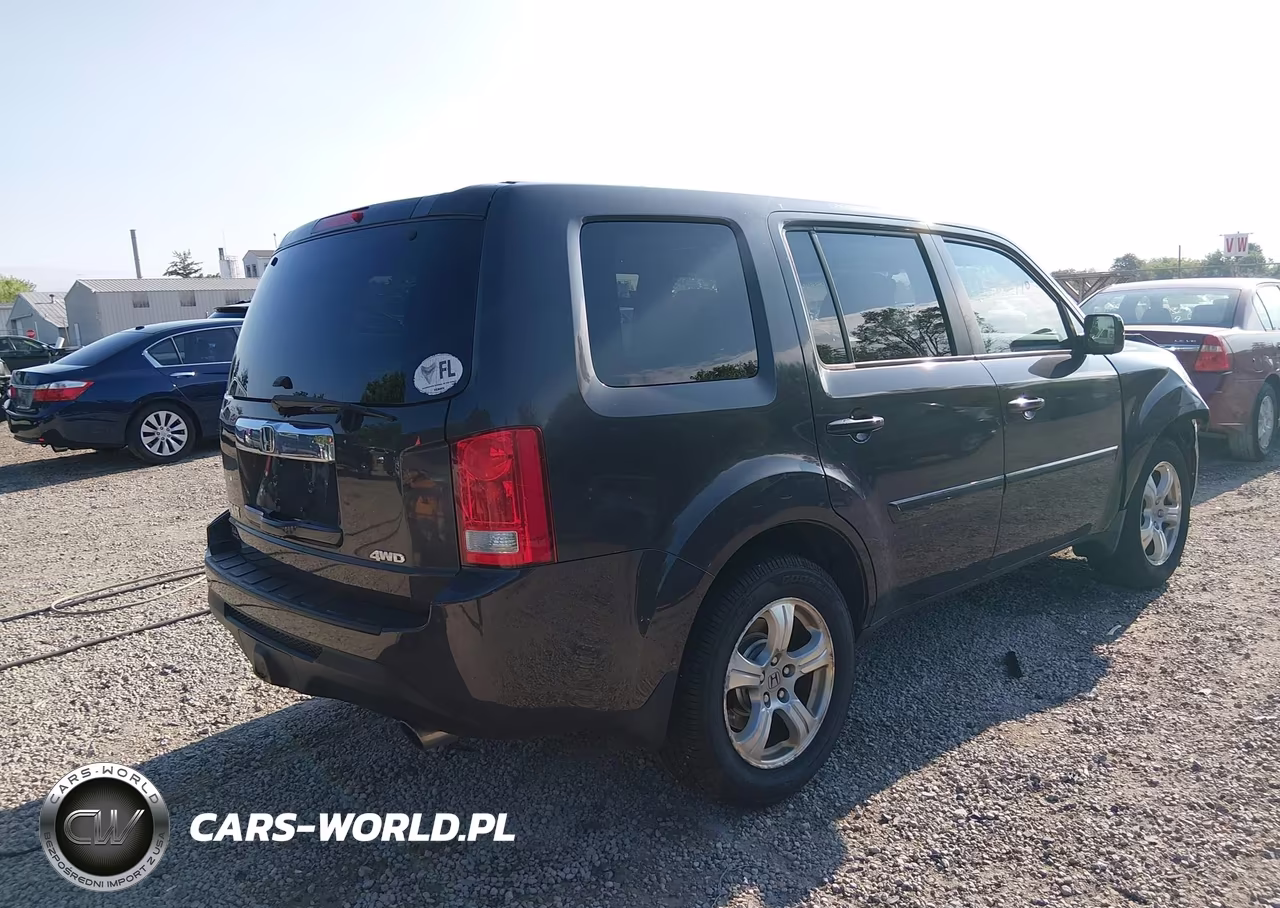 2012 Honda Pilot Ex-L VIN:5FNYF4H52CB020247 - 4