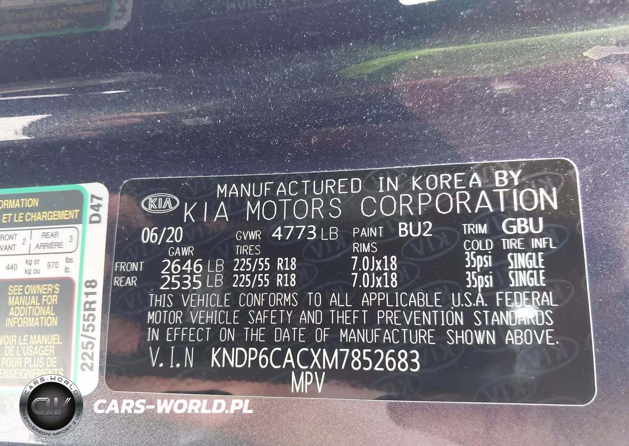 2021 Kia Sportage S VIN:KNDP6CACXM7852683 - 9