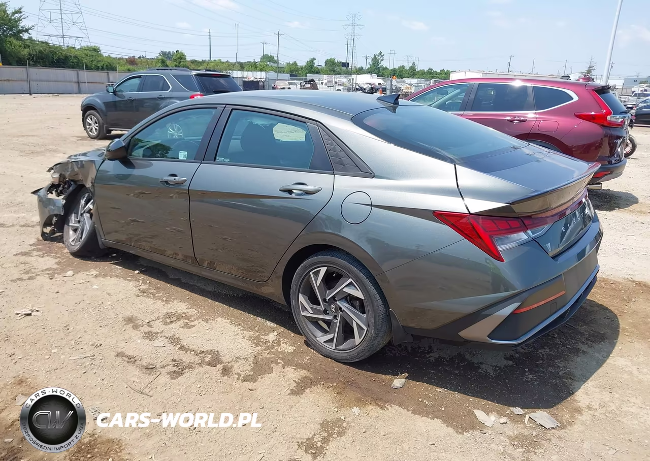 2025 Hyundai Elantra Hybrid Sel Sport VIN:KMHLM4DJ6SU160001 - 3