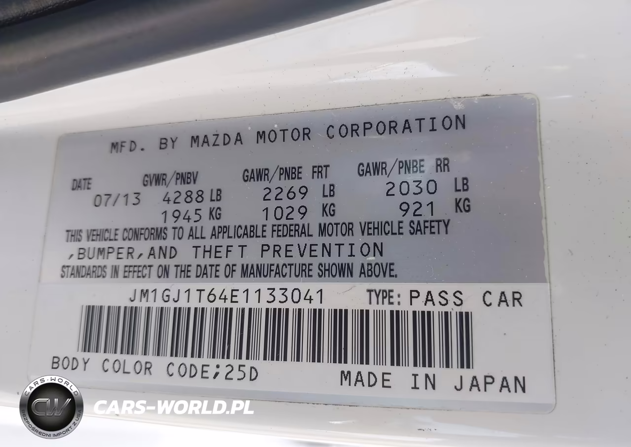 2014 Mazda Mazda6 I Touring VIN:JM1GJ1T64E1133041 - 9