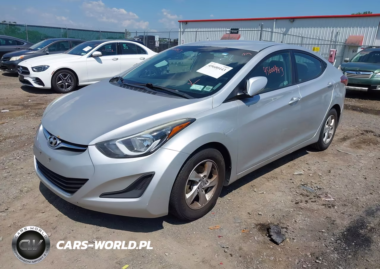 2015 Hyundai Elantra Se VIN:5NPDH4AE8FH554412 - 2