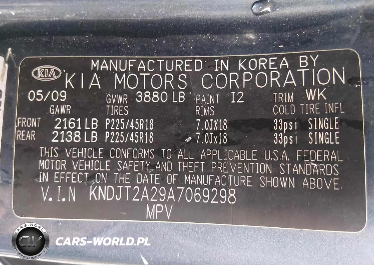 2010 Kia Soul + VIN:KNDJT2A29A7069298 - 9
