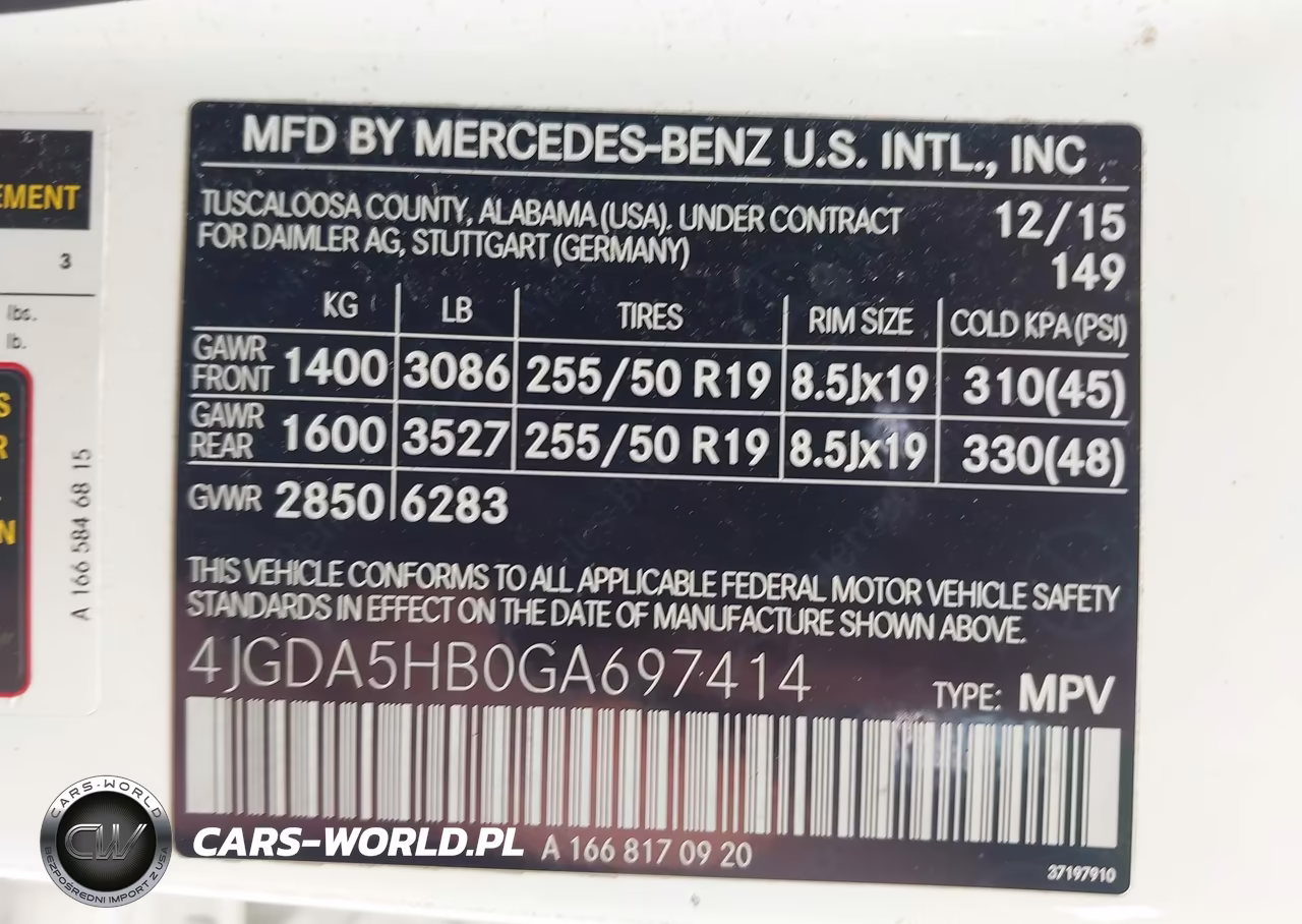 2016 Mercedes-Benz Gle 350 4Matic VIN:4JGDA5HB0GA697414 - 9