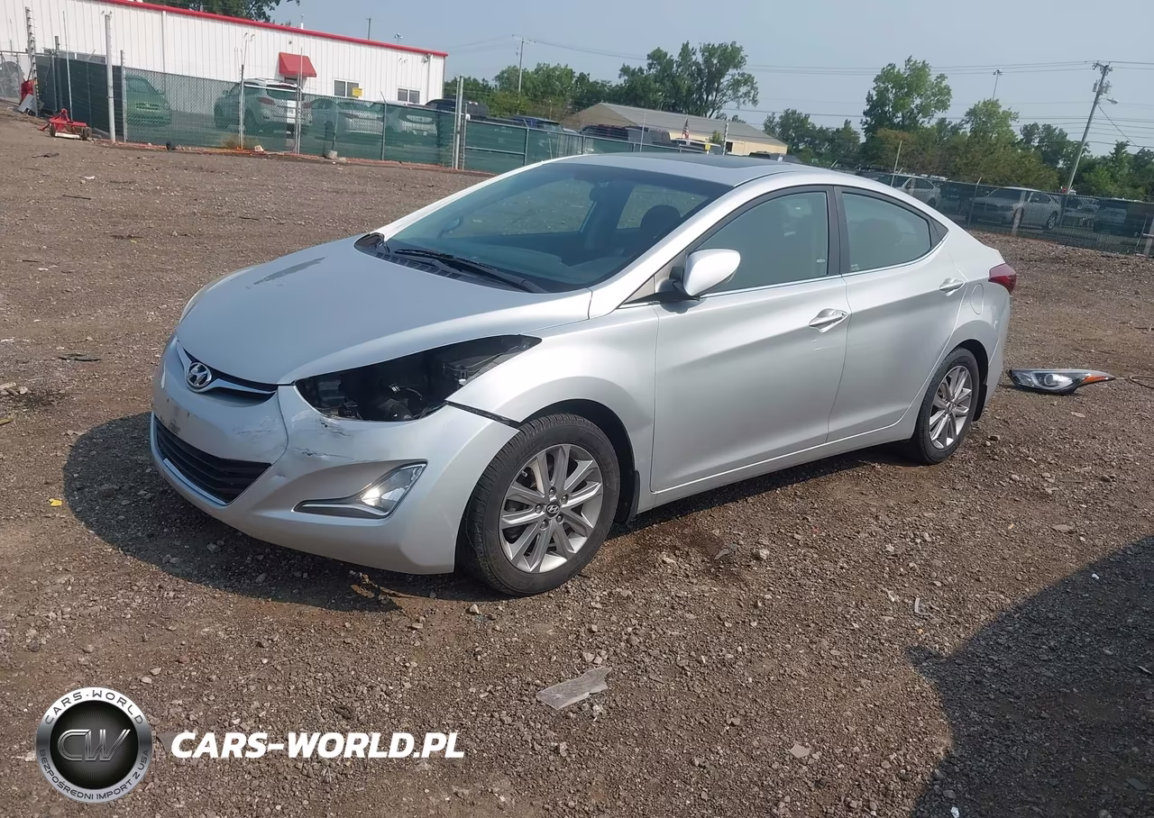 2015 Hyundai Elantra Se VIN:5NPDH4AE5FH608622 - 2