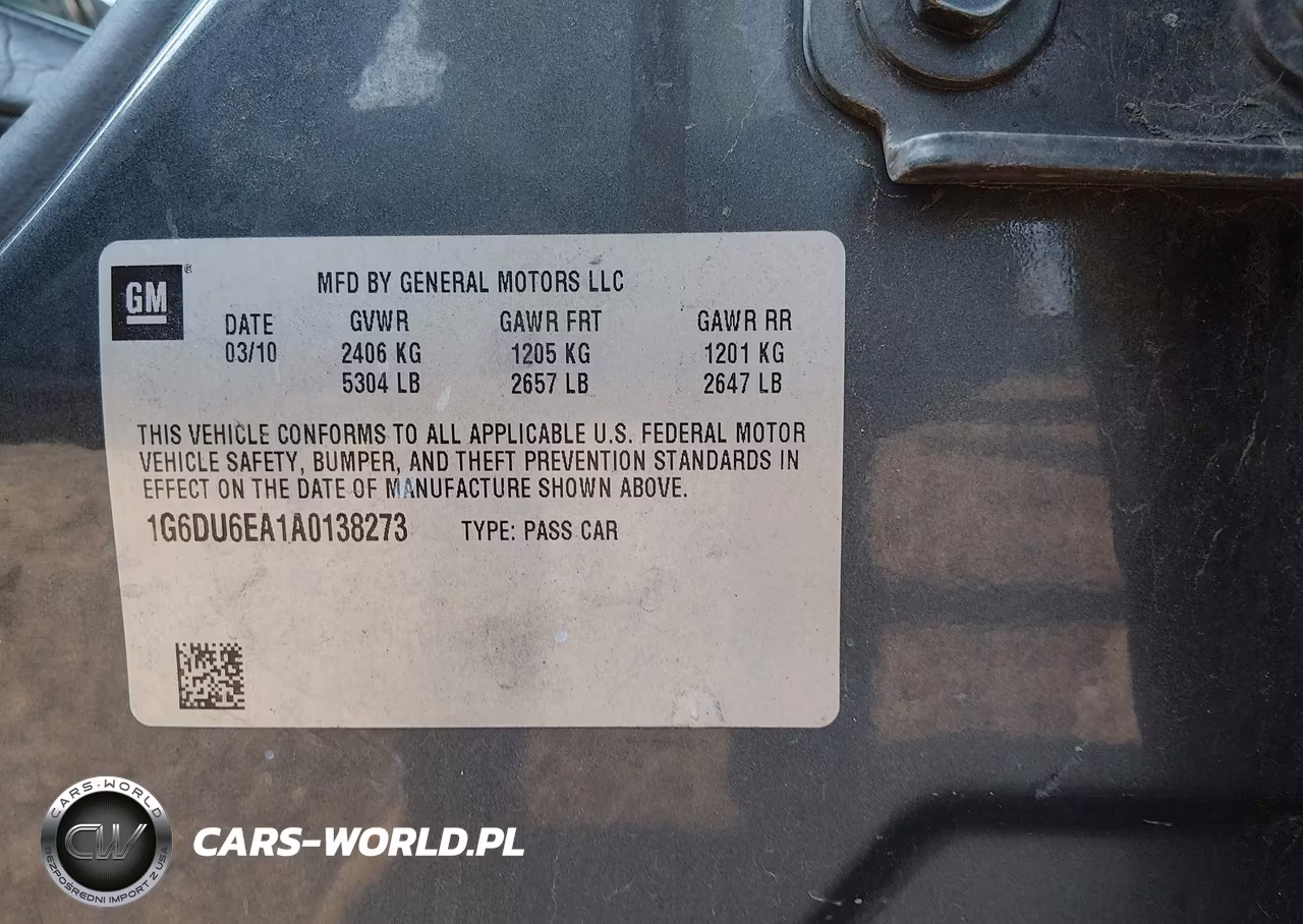2010 Cadillac Sts Performance VIN:1G6DU6EA1A0138273 - 9