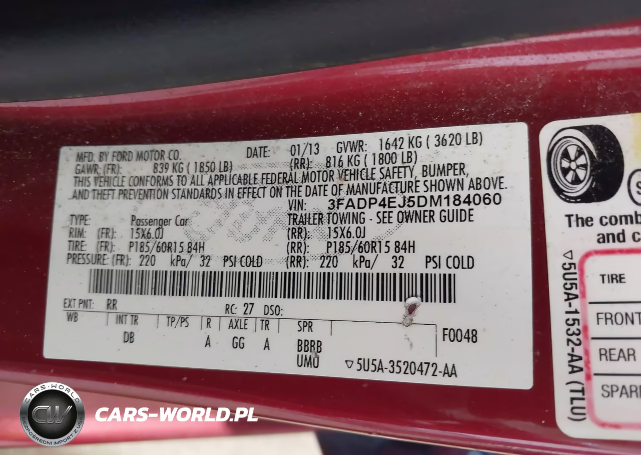 2013 Ford Fiesta Se VIN:3FADP4EJ5DM184060 - 9