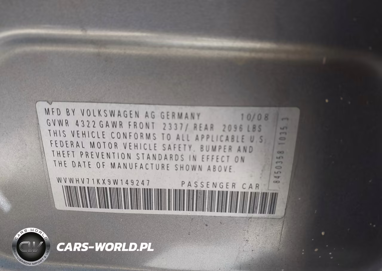 2009 Volkswagen Gti 4-Door VIN:WVWHV71KX9W149247 - 9