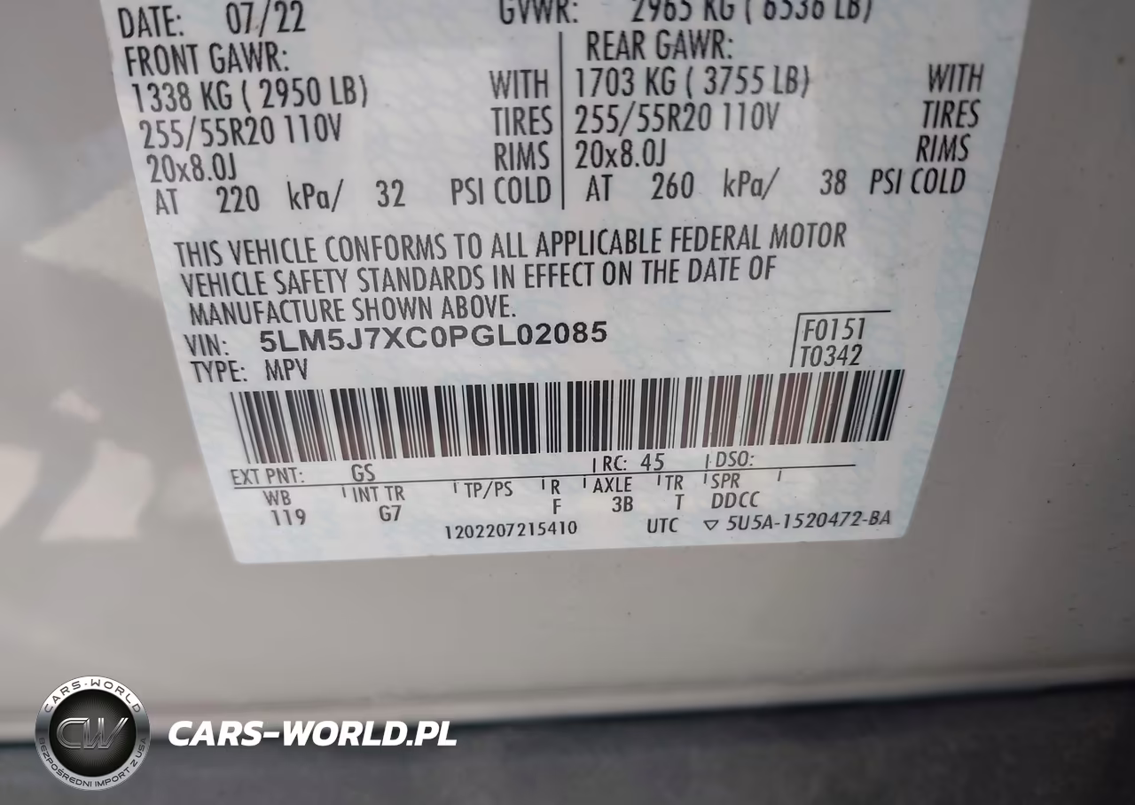 2023 Lincoln Aviator Reserve VIN:5LM5J7XC0PGL02085 - 9