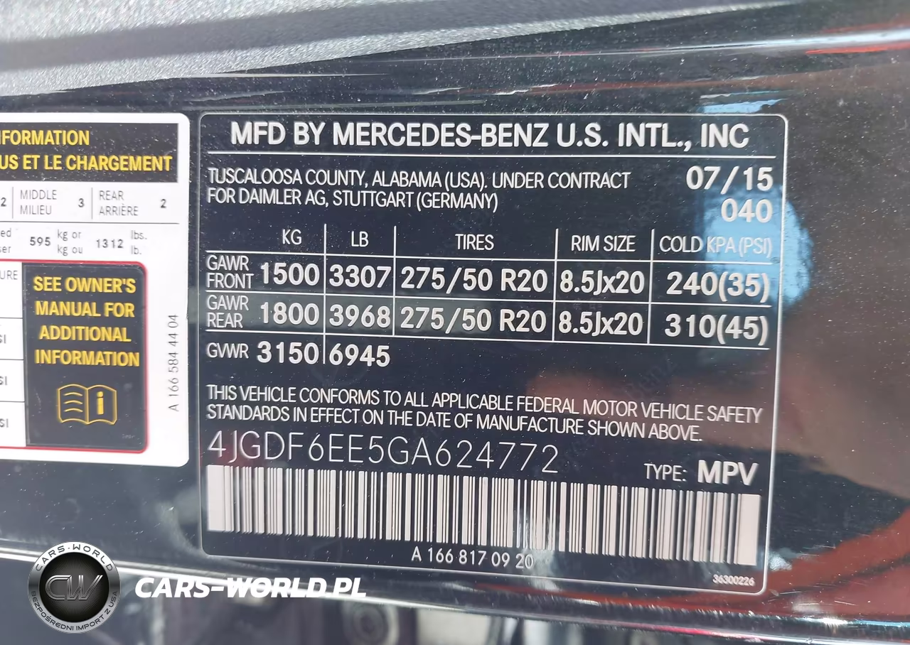 2016 Mercedes-Benz Gl 450 4Matic VIN:4JGDF6EE5GA624772 - 9