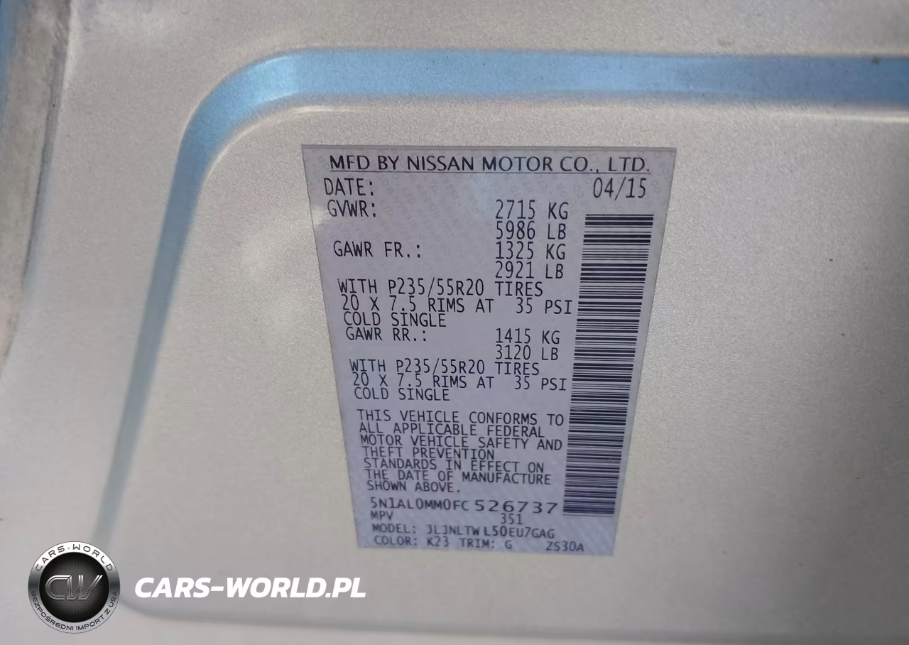 2015 Infiniti Qx60 VIN:5N1AL0MM0FC526737 - 9