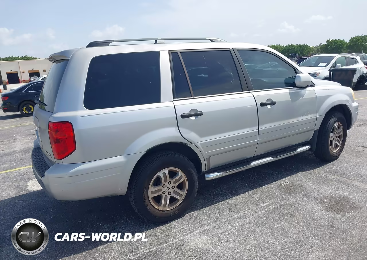 2004 Honda Pilot Ex-L VIN:2HKYF18594H613329 - 4
