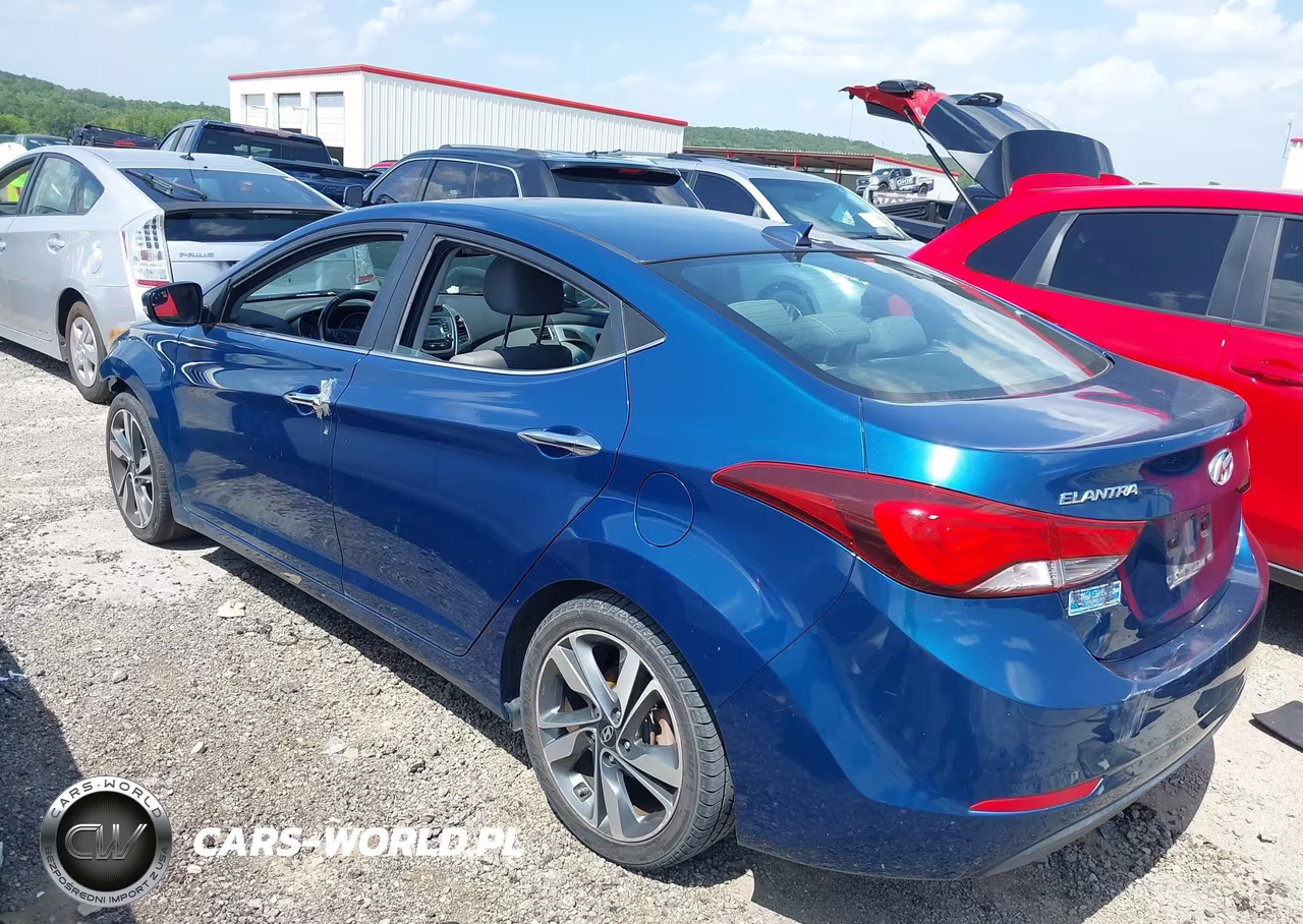 2015 Hyundai Elantra Limited VIN:KMHDH4AE6FU359135 - 3