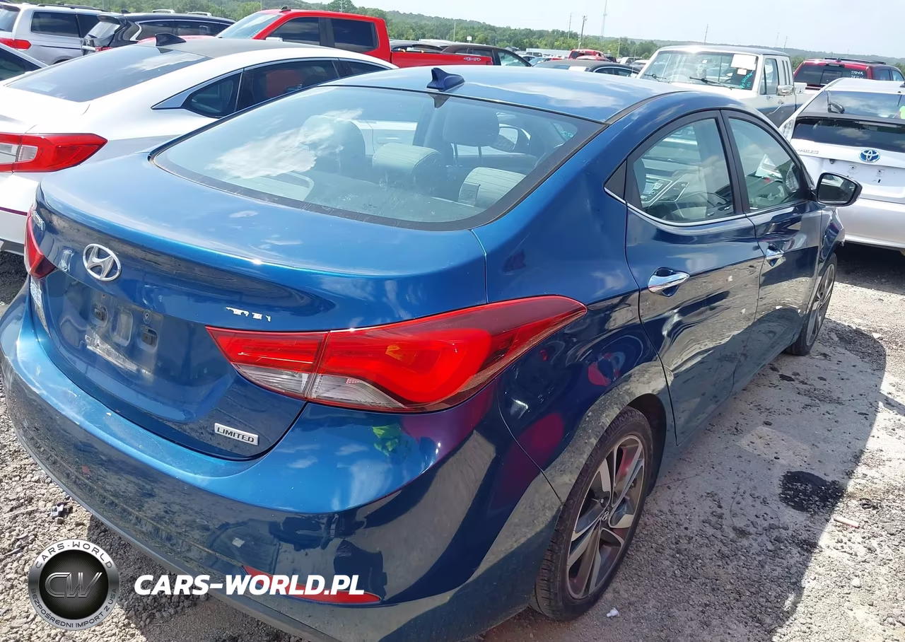 2015 Hyundai Elantra Limited VIN:KMHDH4AE6FU359135 - 4