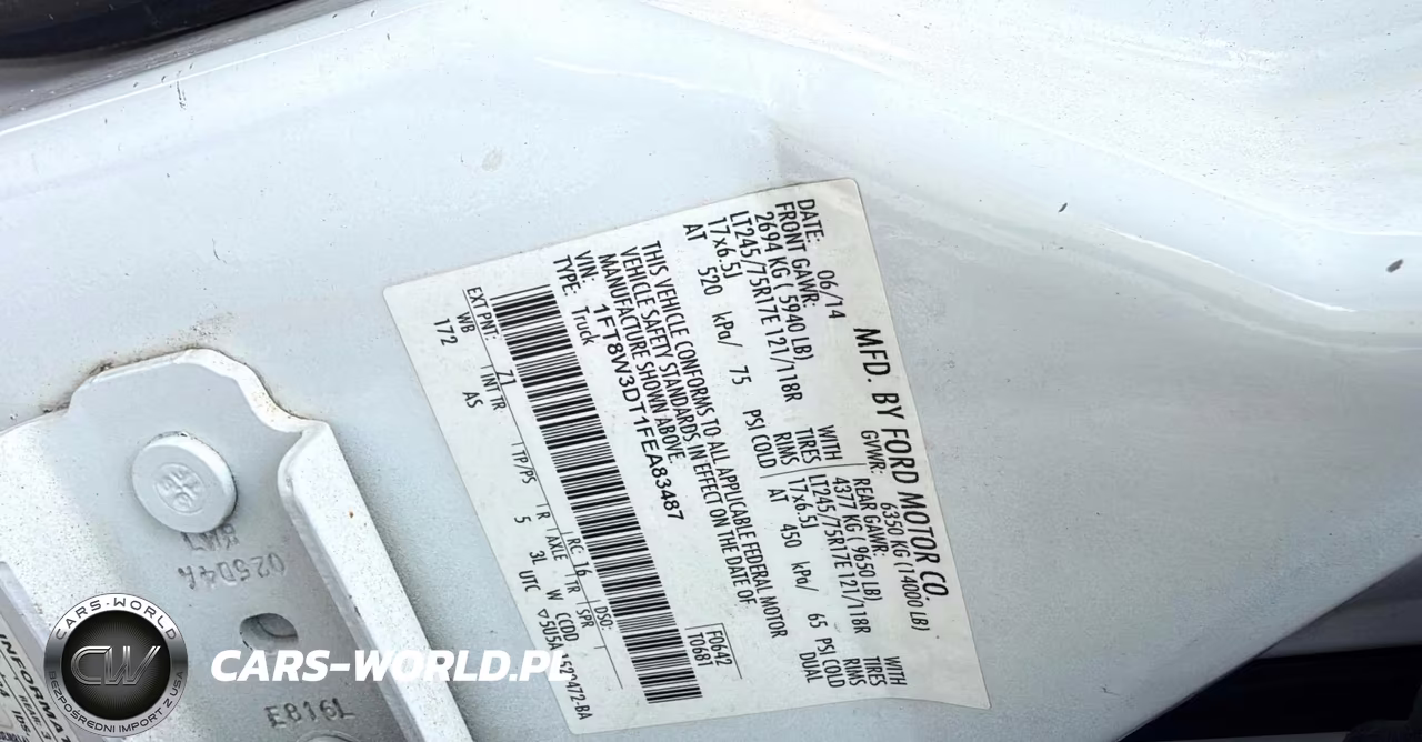 2015 Ford F-350 Xl VIN:1FT8W3DT1FEA83487 - 9